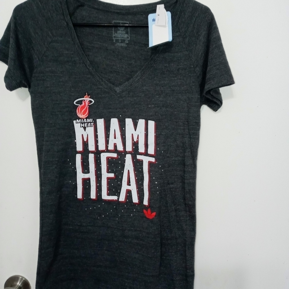 Adidas NBA 4 Her Miami Heat Official Licensed T Shirt.